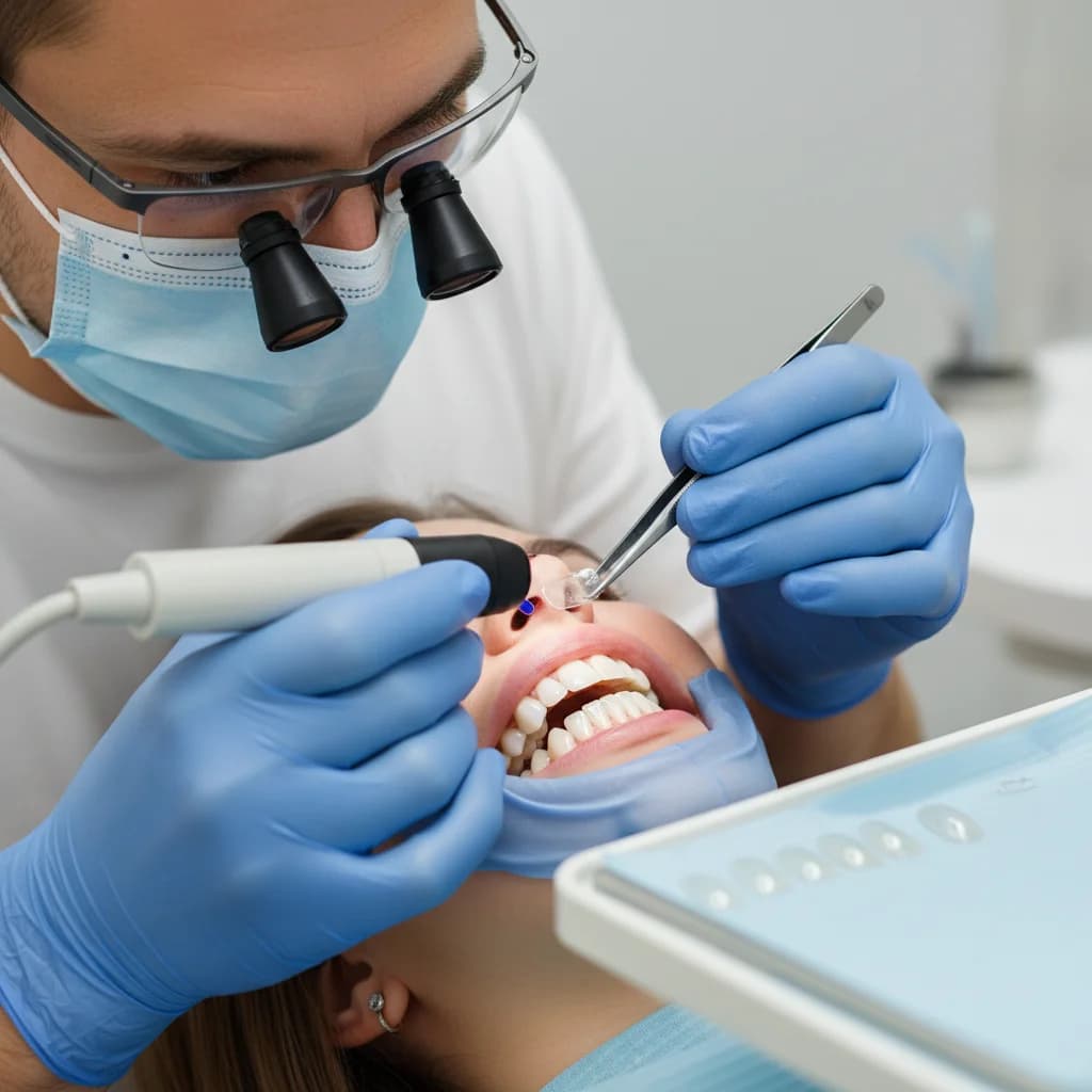 Facettes dentaires en ceramique E-Max posees par le ceramiste maitre Bruno Morabito a Geneve