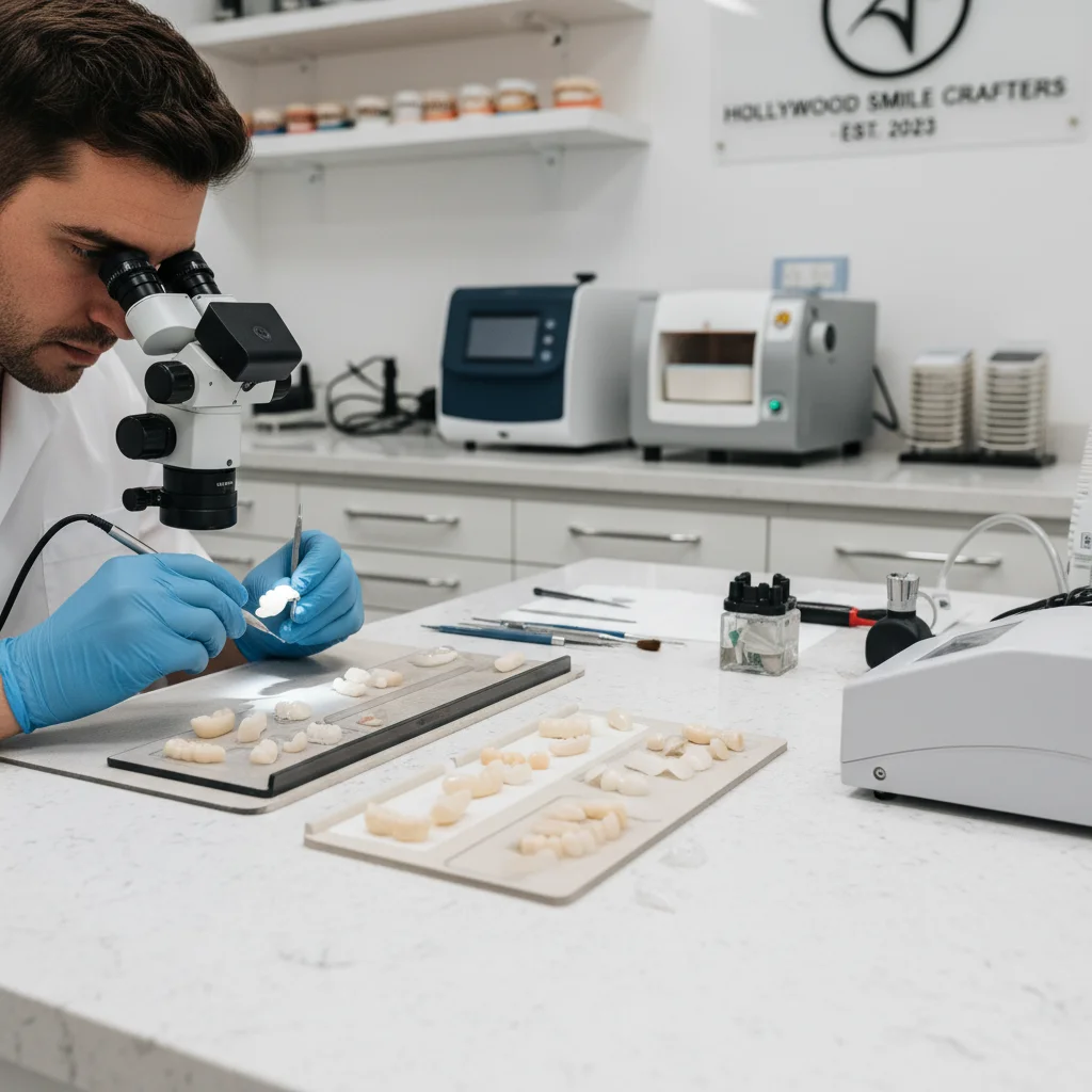 Laboratoire de notre ceramiste maitre - fabrication artisanale de facettes dentaires a Geneve